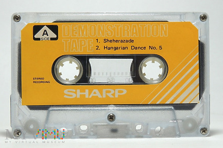 Sharp kaseta magnetofonowa demonstracyjna