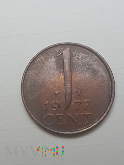 Holandia- 1 cent 1977 r.