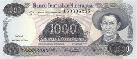 Nikaragua - 500 000 córdob (1987)