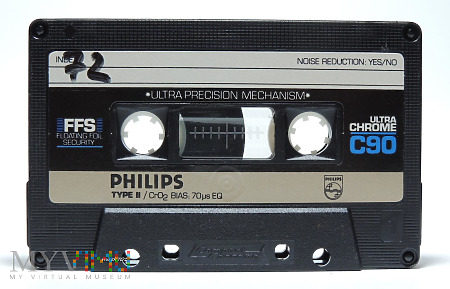 Philips Ultra Chrome C90 kaseta magnetofonowa