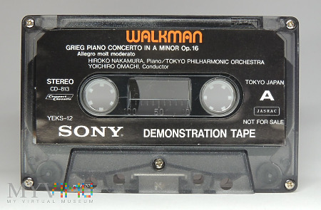Sony Walkman CD-813 kaseta demonstracyjna