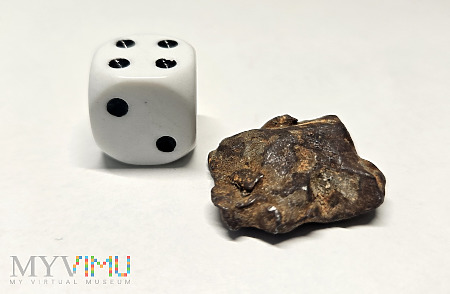 47.Gebel Kamil-15,02 grama- meteoryt żelazny niezg