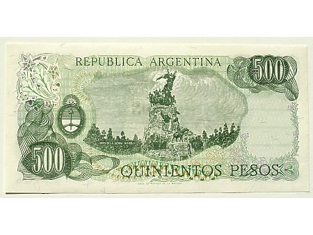 Argentyna- 500 Pesos UNC