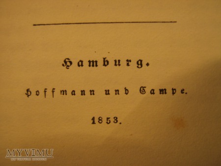 Niemiecka poezja z 1853 r.