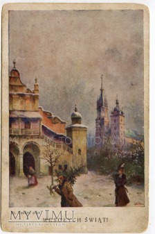 Kraków - Rynek - Sukiennice - 1918