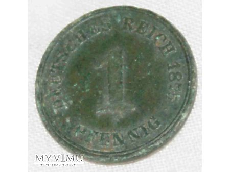 1 pfennig 1875 A