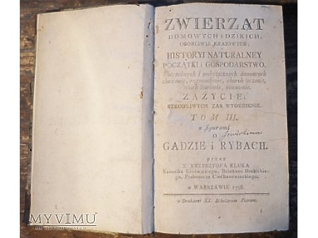 O GADZIE i RYBACH... 1798 r.
