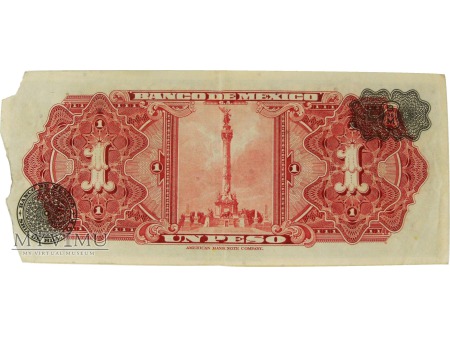 1 Peso, Meksyk, 1961 rok.