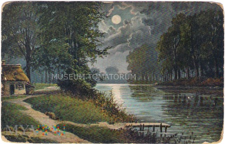 Pejzaż nocny z rzeką - 1932