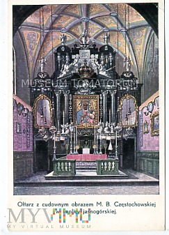 Częstochowa - Obraz M.B. Częstochowskiej - lata 30