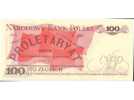100 złotych 1976 rok seria BA