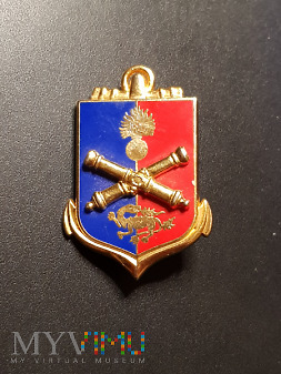 Pamiątkowa odznaka Szkoły Artylerii - Francja