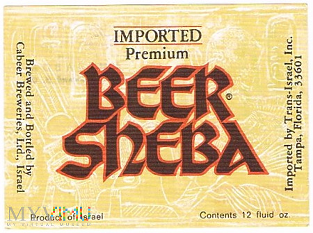 imported premium beer sheba