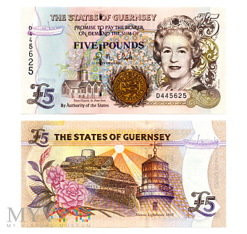 5 Pounds 2007 (D445625) Guernsey