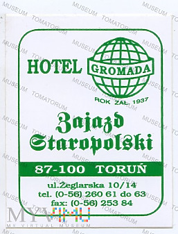 Duże zdjęcie Toruń - "Zajazd Staropolski" Hotel Gromada