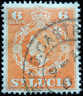 St. Lucia 6c Elżbieta II