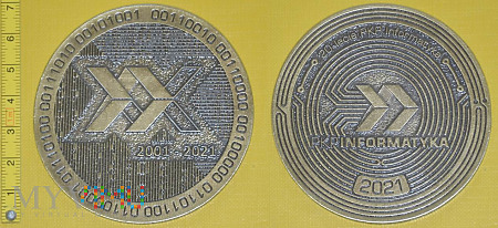 Medal kolejowy - firmowy PKP Informatyka