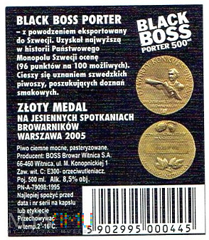 black boss porter