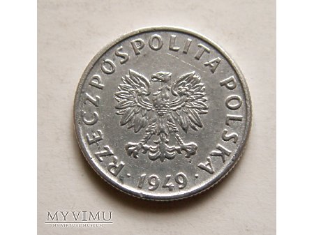 PRL-5 groszy rok 1949