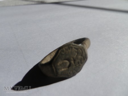 Duże zdjęcie herb Pobóg- sygnet żelazny