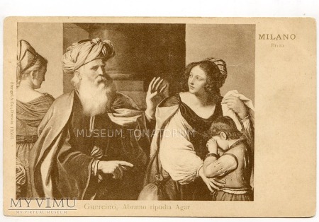 Guercino - Abraham wypędza Hagar i Ismaela