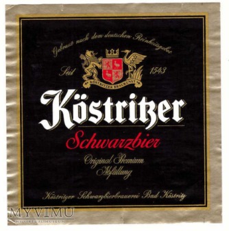 Kostritzer, Schwarzbier