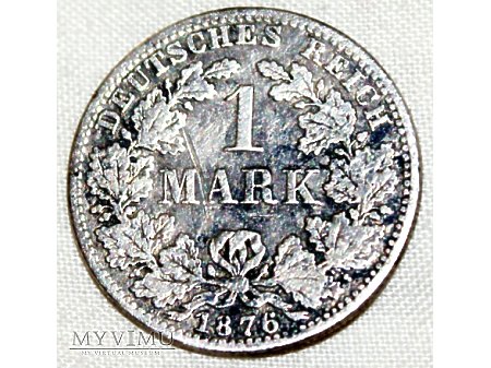 1 marka 1876 A srebro