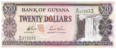 Gujana - 20 dolarów (2006)