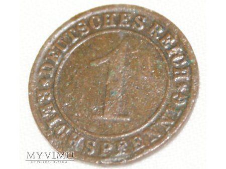 1 reichspfennig 1924 J