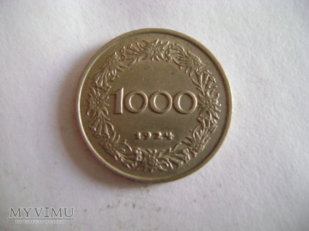 1000 groschen 1924