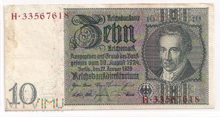 Niemcy.40.Aw.10 reichsmark.1929.P-180a