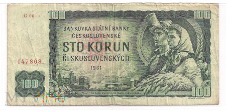 Czechosłowacja.5.Aw.100 korun.1961.P-91c