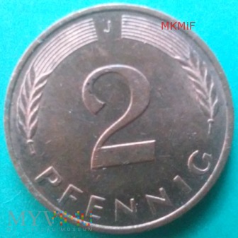 2 Pfennig Niemcy 1990