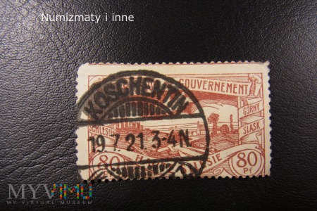 Duże zdjęcie znaczek śląski plebiscytowy Koszęcin