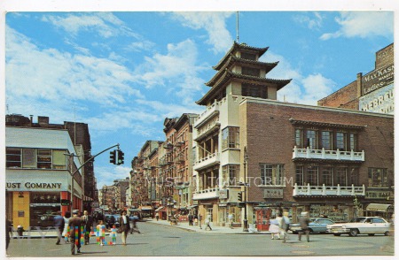 Duże zdjęcie N.Y. Chinatown New York - lata 70-te XX w.