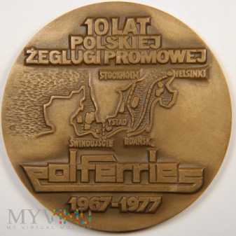 1977 - 16/77 Br - 10 lat Polskiej Żeglugi Promowej