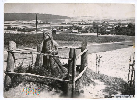 Góry Świętokrzyskie Posąg pielgrzyma - 1962