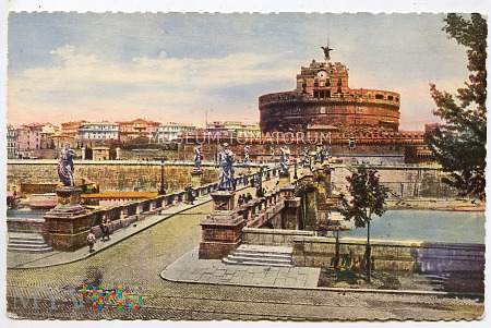 Roma - Most i Zamek św. Anioła - 1937