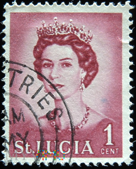 St. Lucia 1c Elżbieta II