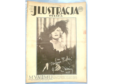 JLUSTRACJA POLSKA Marlene Dietrich 1933 wywiad