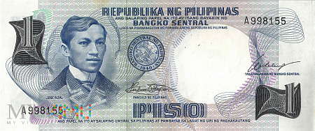 Filipiny - 1 peso (1969)