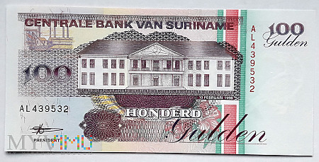 Surinam 100 gulden 1998