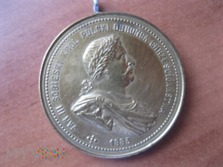 Medal z 1883 roku, Jan III Sobieski, 200-lecie