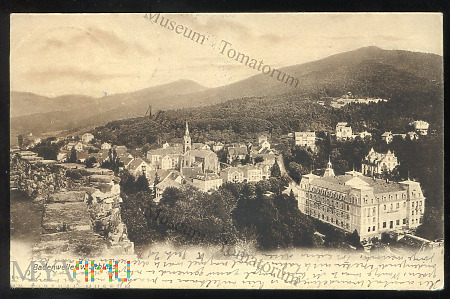 Badenweiler - widok z zamku - 1909
