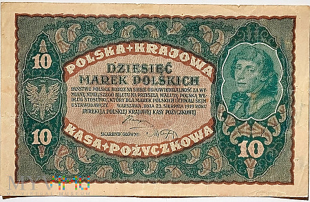 Polska 10 mkp 1919