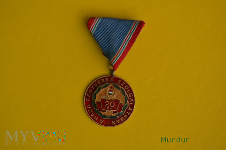 Medal: A haza fegyveres szolgálatában 20 év