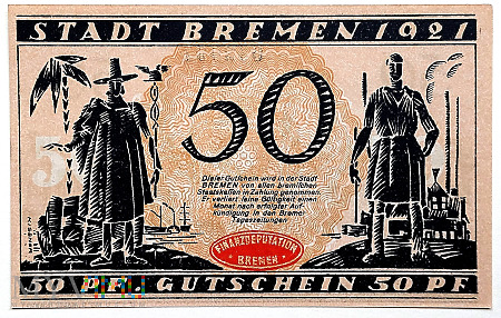Bremen 50 pf 1921