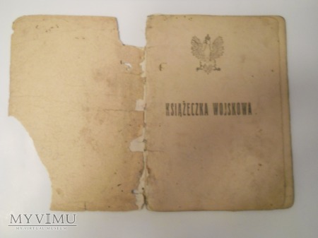 Książeczka wojskowa 9 DAK 1921'