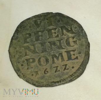 POMORZE - WOLGAST 6 Pfennig Philipp III Julius