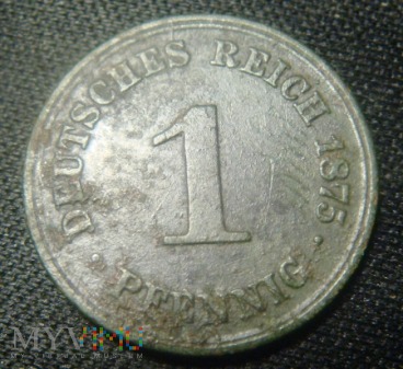 1 Pfennig 1875 A